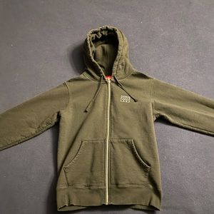 Supreme world famous zip up hoodie